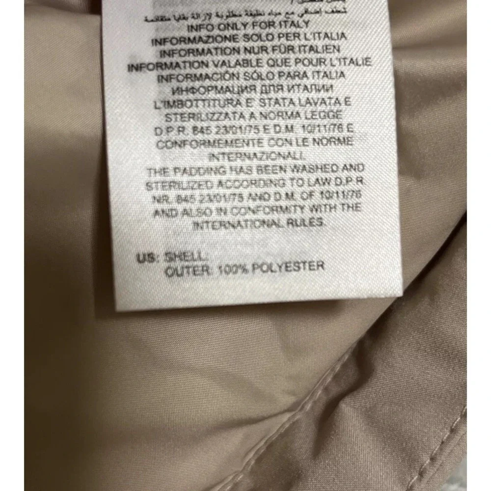 Adidas Helionic Hoody Down Coat Padded Cream Beige Jacket Top Coat HY3934 Mens M